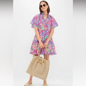 Vibrant Floral Mini Dress